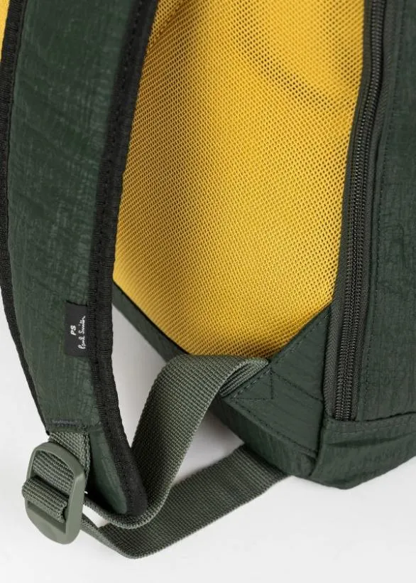 Paul Smith Bags Nylon Ripstop Backpack Dark Green 8211 Mens