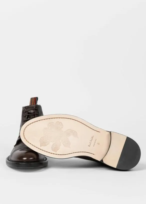 Paul Smith Boots Leather 039Newland039 Boots Dark Brown 8211 Mens