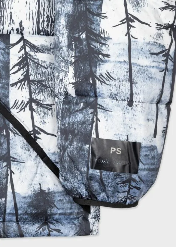 Paul Smith Coats and Jackets 039Alpes039 Padded Down Coat Blue 8211 Mens
