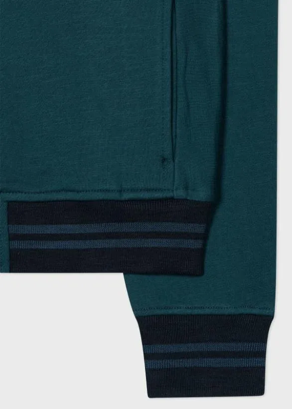Paul Smith Coats and Jackets 039Broad Stripe Zebra039 Varsity Jacket Navy 8211 Mens