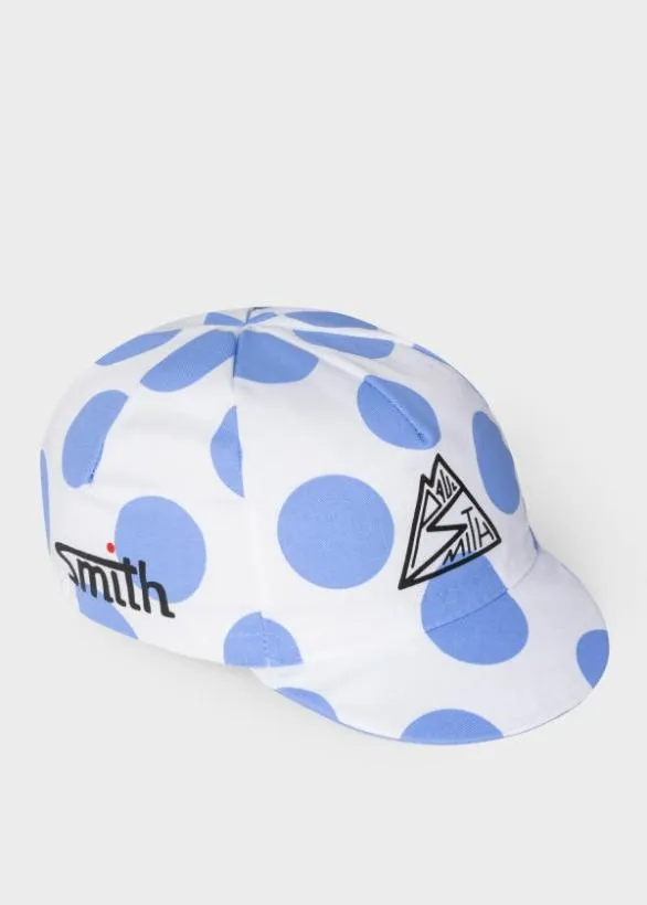 Paul Smith Cycling Polka Dot Cycling Cap and Musette Gift Set Light Blue 8211 Womens