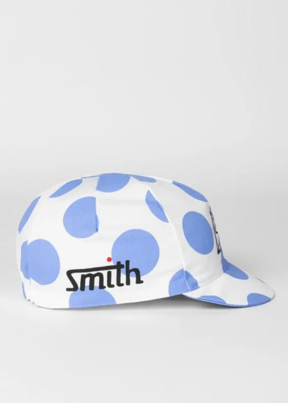 Paul Smith Cycling Polka Dot Cycling Cap and Musette Gift Set Light Blue 8211 Womens