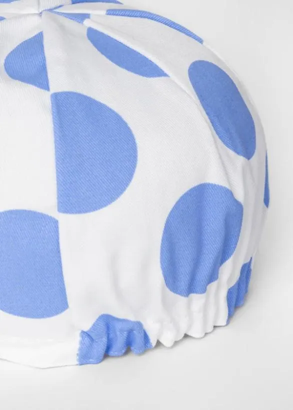 Paul Smith Cycling Polka Dot Cycling Cap and Musette Gift Set Light Blue 8211 Womens