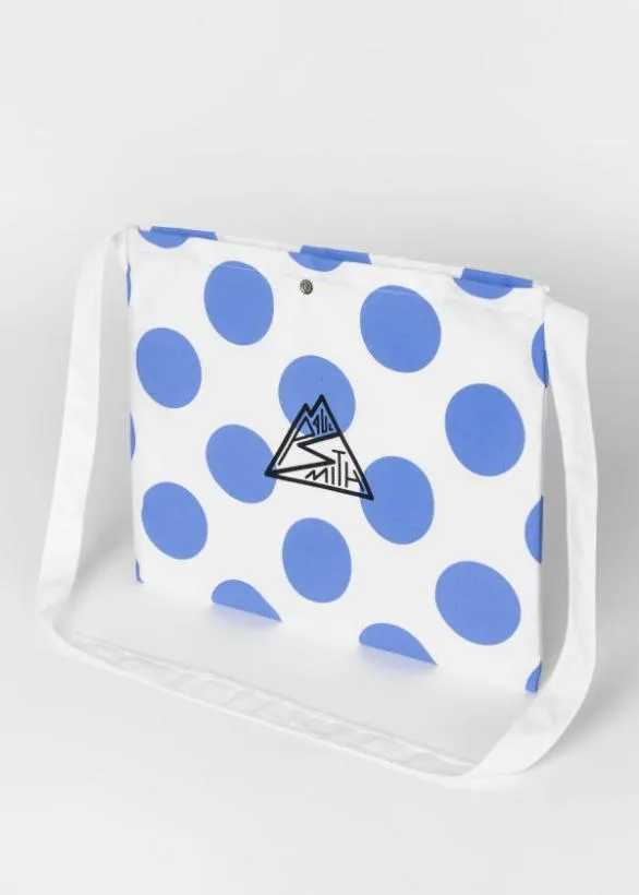 Paul Smith Cycling Polka Dot Cycling Cap and Musette Gift Set Light Blue 8211 Womens
