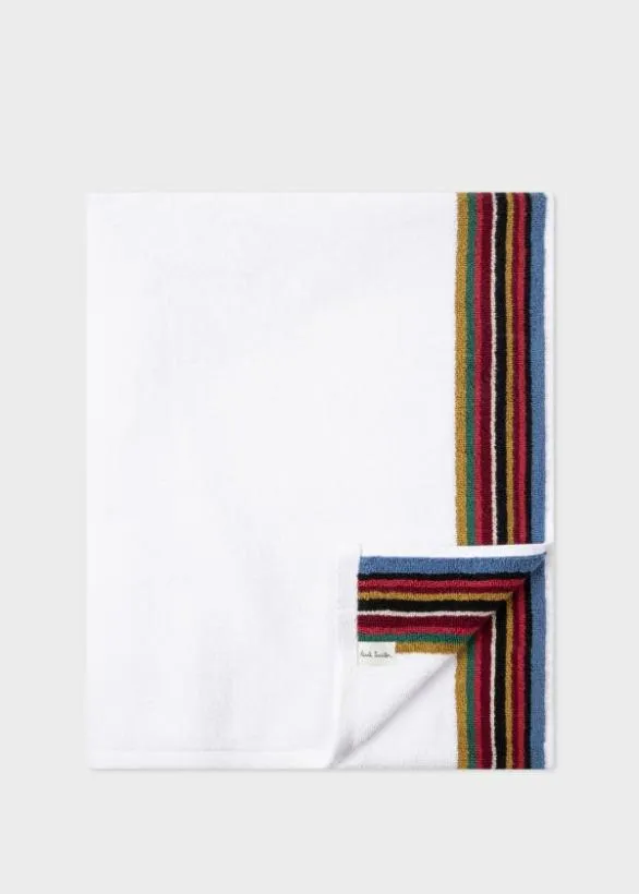 Paul Smith Decorative Accessories 039Signature Stripe039 Bath Towel White 8211 Home Paul Smith Decorative Accessories 039Signature Stripe039 Bath Towel White 8211 Home