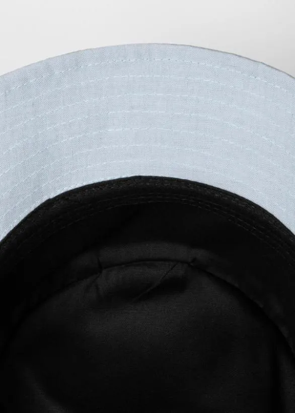 Paul Smith Hats and Gloves Linen Signature Stripe Trim Bucket Hat Sky Blue 8211 Mens