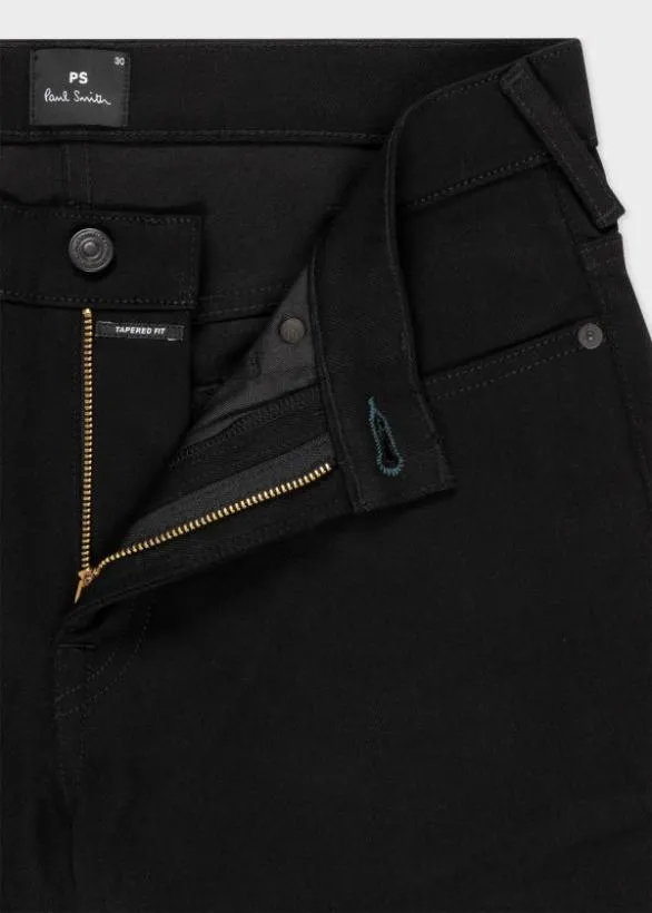 Paul Smith Jeans TaperedFit 039Organic Stretch039 Jeans Black 8211 Mens