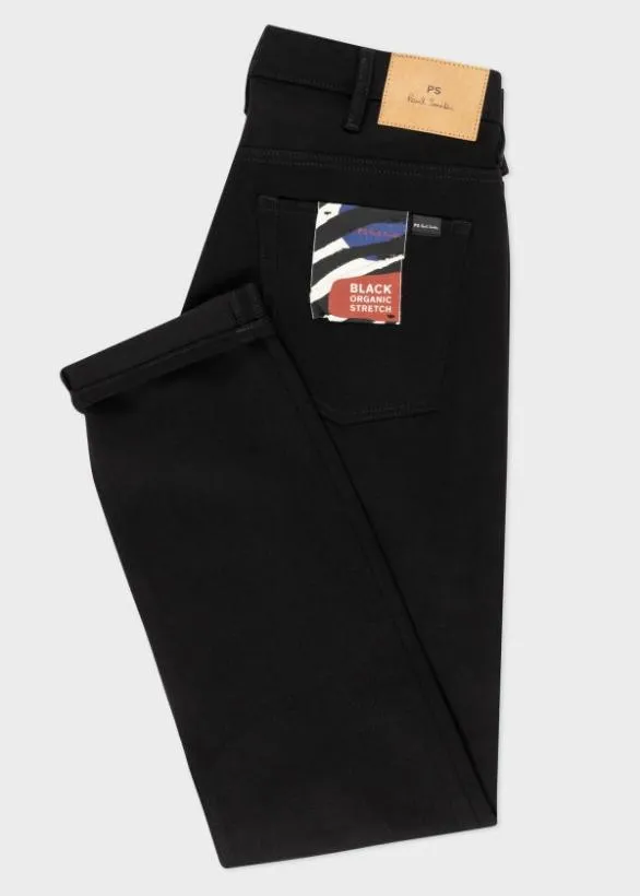 Paul Smith Jeans TaperedFit 039Organic Stretch039 Jeans Black 8211 Mens