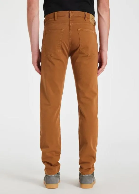 Paul Smith Jeans TaperedFit GarmentDyed Jeans Brown 8211 Mens