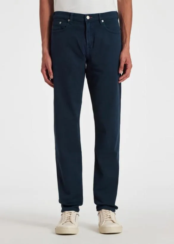 Paul Smith Jeans TaperedFit Garment Dyed Jeans Navy 8211 Mens