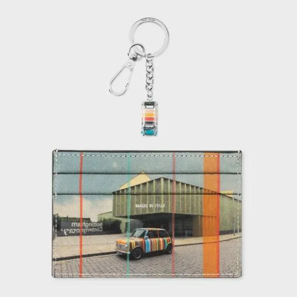 Paul Smith Jewellery and Keyrings 039Mini039 Keyring and Credit Card Holder Gift Set Multicolour 8211 Mens