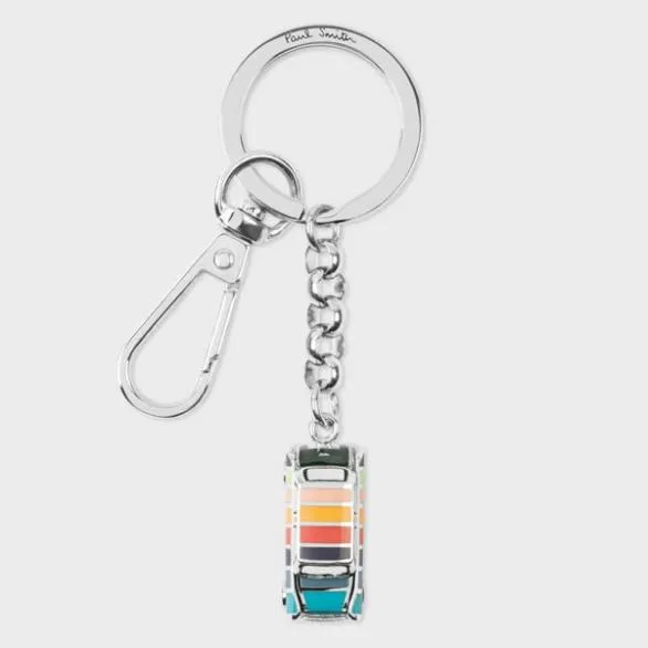 Paul Smith Jewellery and Keyrings 039Mini039 Keyring and Credit Card Holder Gift Set Multicolour 8211 Mens