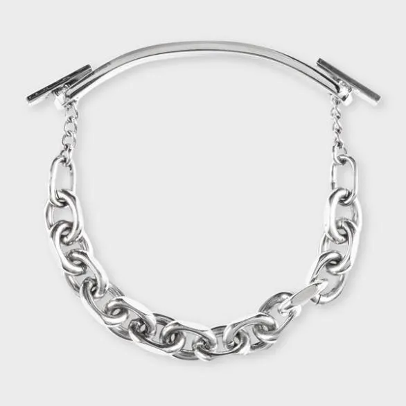 Paul Smith Jewellery and Keyrings ID Chain Bracelet Silver 8211 Mens
