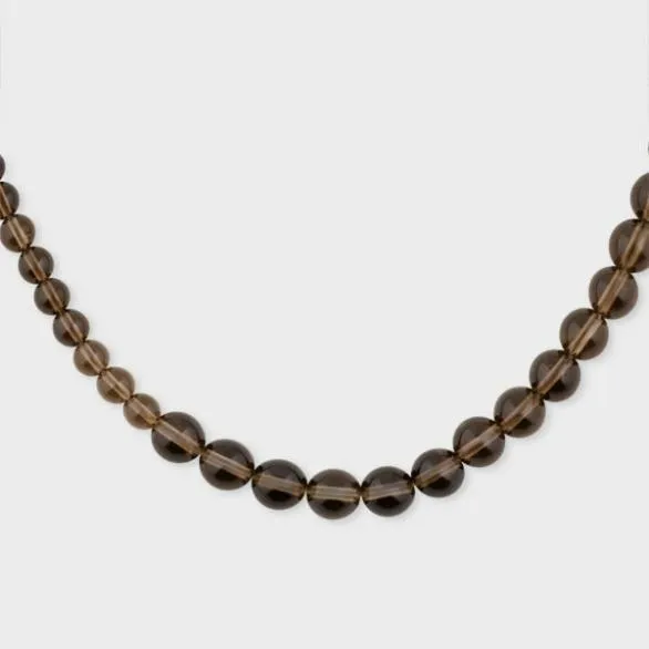 Paul Smith Jewellery and Keyrings Quartz and Gold Vermeil Necklace By Completedworks Dark Grey 8211 Mens