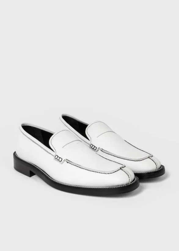 Paul Smith Loafers Leather 039Alvar039 Loafers White 8211 Mens