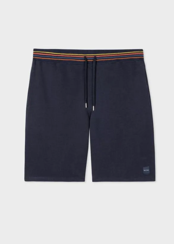 Paul Smith Loungewear 039Artist Stripe039 Lounge Shorts Navy 8211 Mens