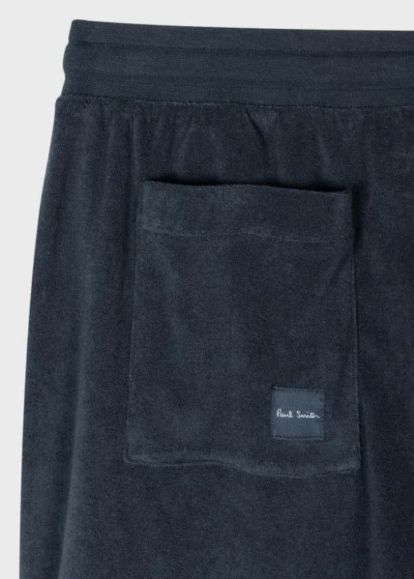 Paul Smith Loungewear Towelling Lounge Shorts Navy 8211 Mens