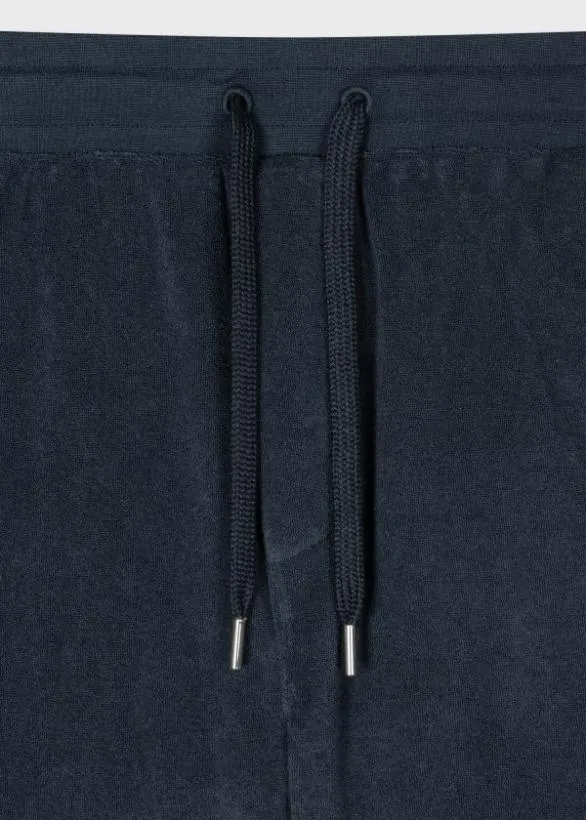 Paul Smith Loungewear Towelling Lounge Shorts Navy 8211 Mens