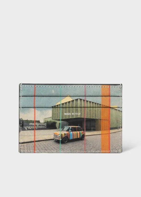 Paul Smith Monogrammed Gifts 039Mini Nottingham039 Card Holder Multicolour 8211 Mens
