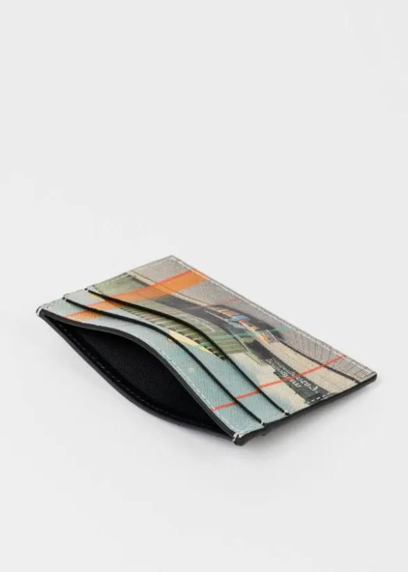 Paul Smith Monogrammed Gifts 039Mini Nottingham039 Card Holder Multicolour 8211 Mens