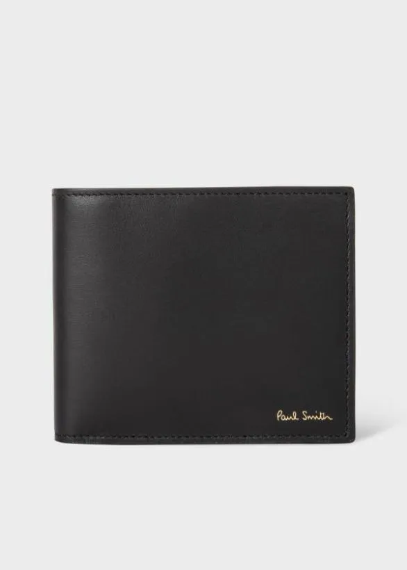 Paul Smith Monogrammed Gifts Leather 039Signature Stripe039 Interior Billfold And Coin Wallet Signature Stripe 8211 Mens