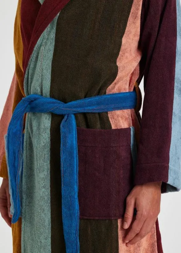 Paul Smith Nightwear 039Artist Stripe039 Dressing Gown Multicolour 8211 MensHome