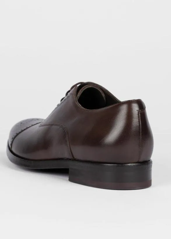 Paul Smith Oxford Shoes Leather 039Maltby039 Shoes Dark Brown 8211 Mens