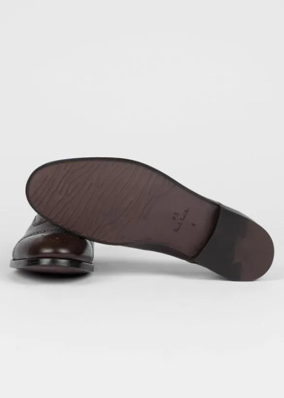 Paul Smith Oxford Shoes Leather 039Maltby039 Shoes Dark Brown 8211 Mens