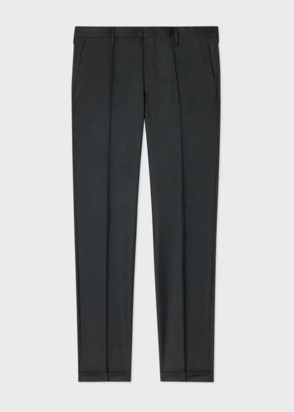 Paul Smith Pants SlimFit CashmereBlend Pants Dark Green 8211 Mens