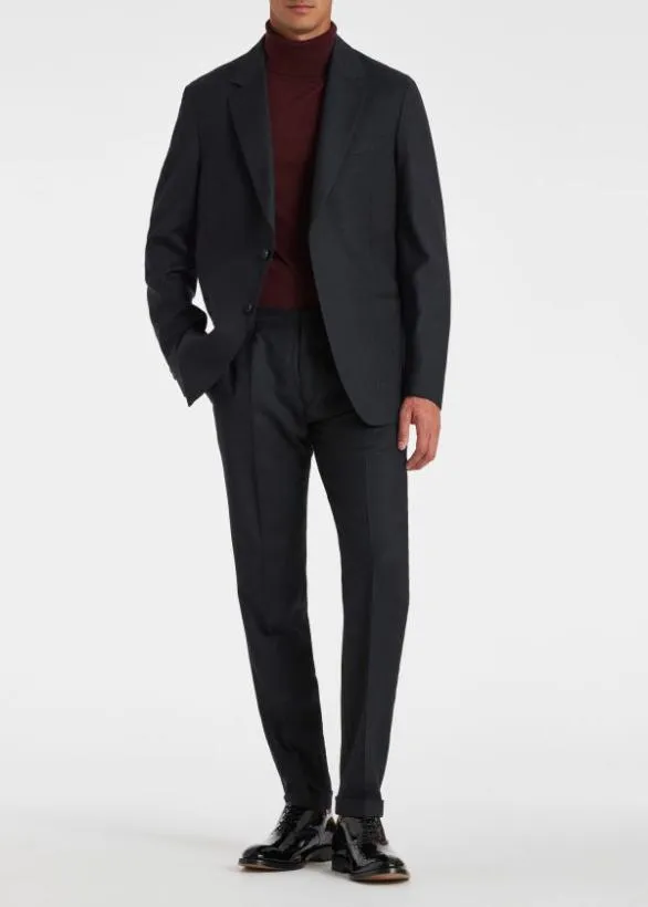 Paul Smith Pants SlimFit CashmereBlend Pants Dark Green 8211 Mens