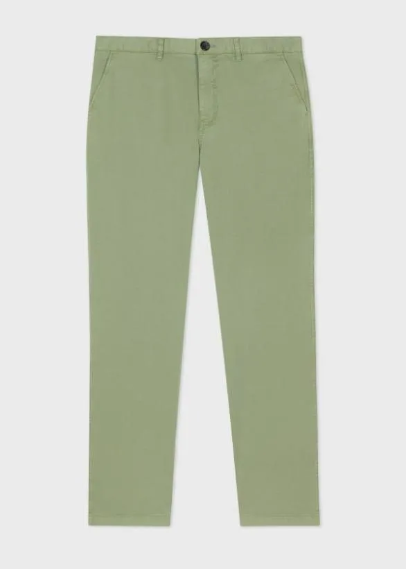 Paul Smith Pants StretchCotton Chinos Khaki 8211 Mens