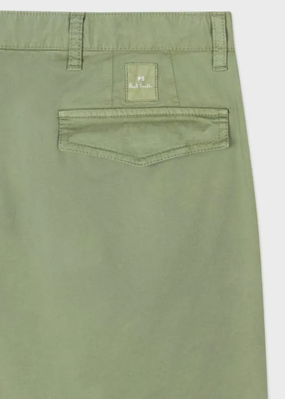 Paul Smith Pants StretchCotton Chinos Khaki 8211 Mens