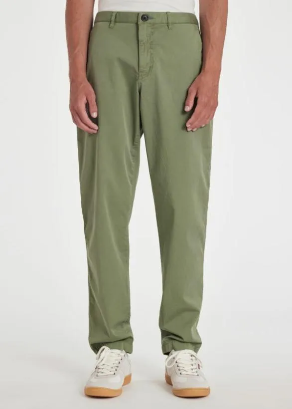 Paul Smith Pants StretchCotton Chinos Khaki 8211 Mens