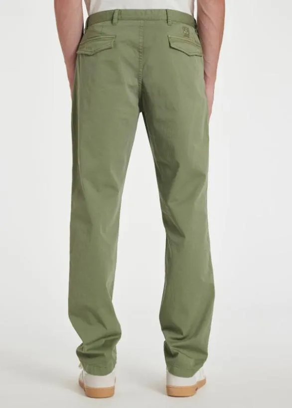 Paul Smith Pants StretchCotton Chinos Khaki 8211 Mens