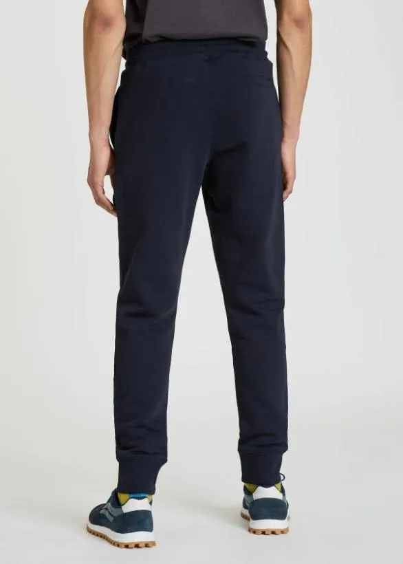 Paul Smith Pants TaperedFit Zebra Logo Sweatpants Dark Navy 8211 Mens