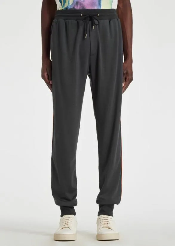 Paul Smith Pants Washable Wool 039Signature Stripe039 Sweatpants Dark Green 8211 Mens
