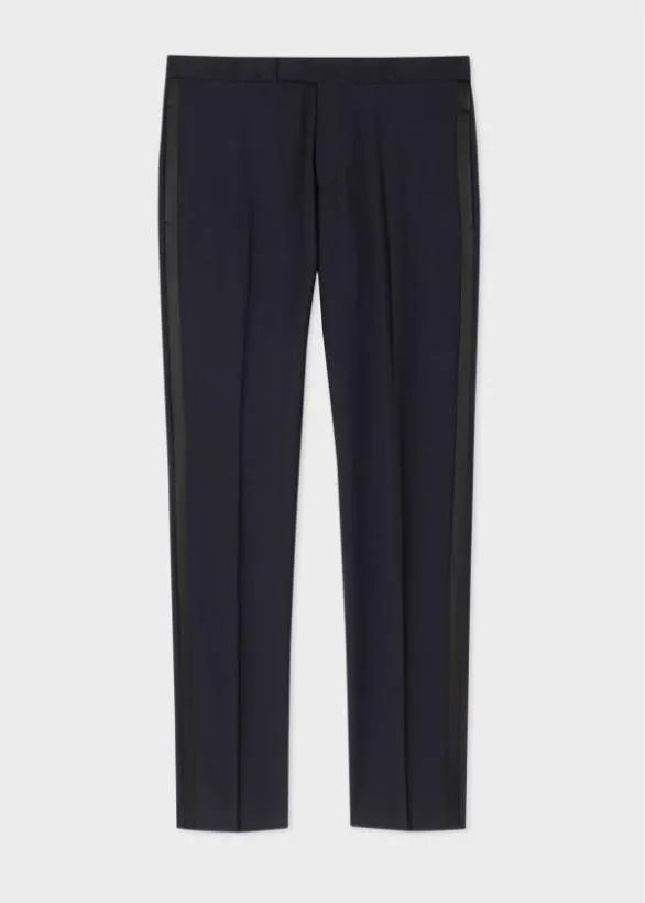 Paul Smith Pants WoolMohair Pants Navy 8211 Mens
