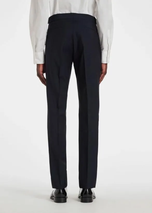 Paul Smith Pants WoolMohair Pants Navy 8211 Mens