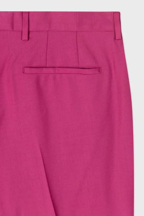 Paul Smith Pants WoolMohair Trousers Pink 8211 Mens