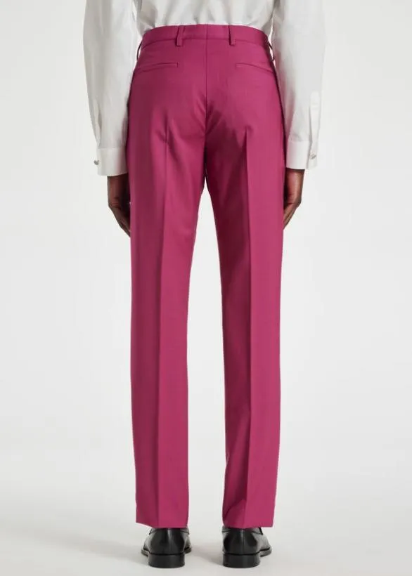 Paul Smith Pants WoolMohair Trousers Pink 8211 Mens