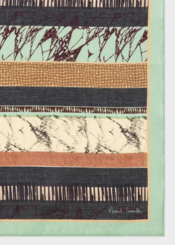 Paul Smith Pocket Squares 039Assembled Stripe039 Pocket Square Multicolour 8211 Mens