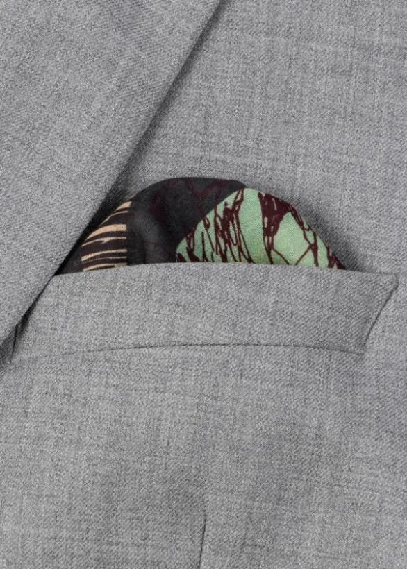 Paul Smith Pocket Squares 039Assembled Stripe039 Pocket Square Multicolour 8211 Mens