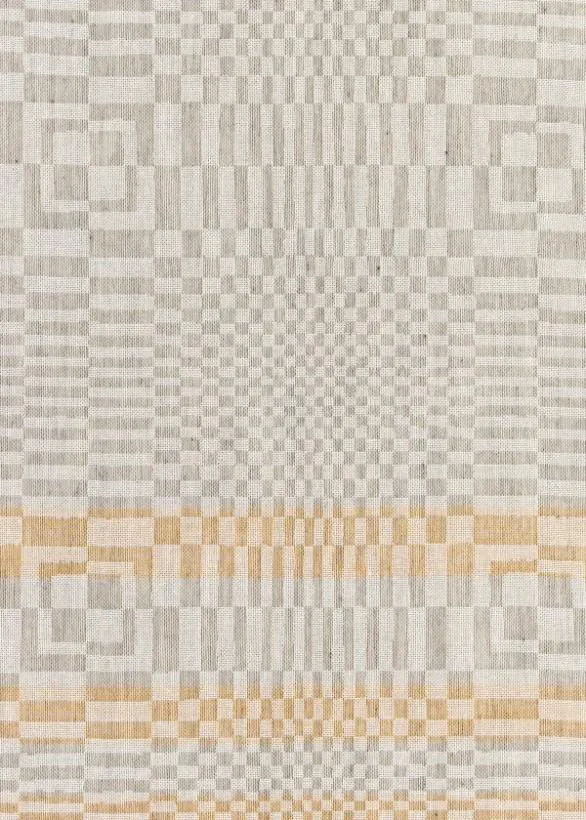 Paul Smith Scarves 039Optical039 CottonBlend Scarf Beige 8211 Mens