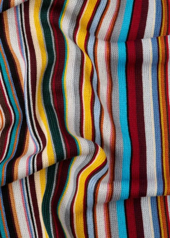 Paul Smith Scarves 039Signature Stripe039 Merino Wool Scarf Signature Stripe 8211 MensWomens