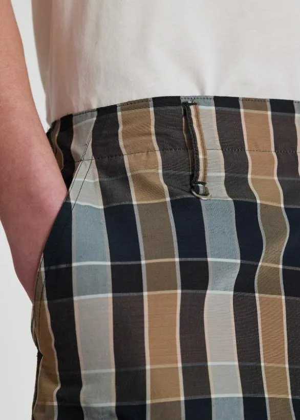 Paul Smith Shorts WoolBlend Check Cargo Shorts Multicolour 8211 Mens