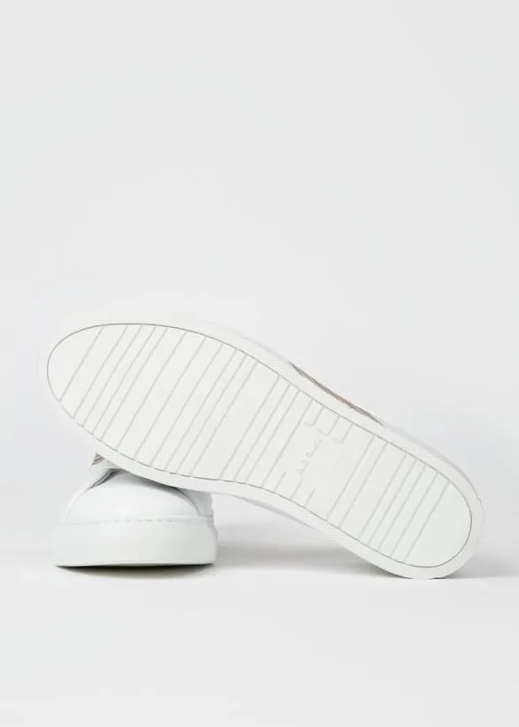 Paul Smith Sneakers Leather 039Basso039 Sneakers With 039Signature Stripe039 Panel White 8211 Mens