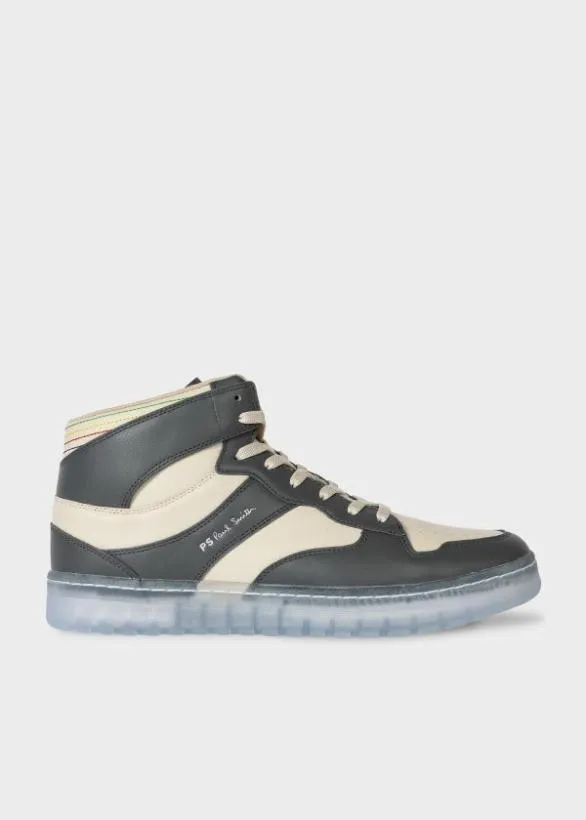 Paul Smith Sneakers Leather 039Liston039 Trainers Grey 8211 Mens