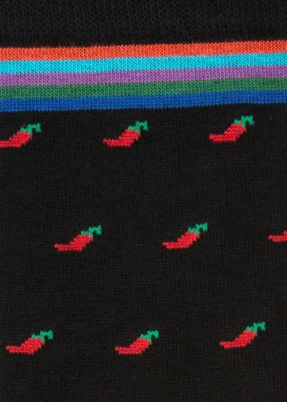 Paul Smith Socks 039Chilli039 Socks Black 8211 Mens