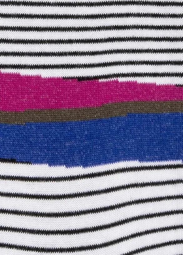 Paul Smith Socks 039Plains039 Stripe Socks Black And White 8211 Mens