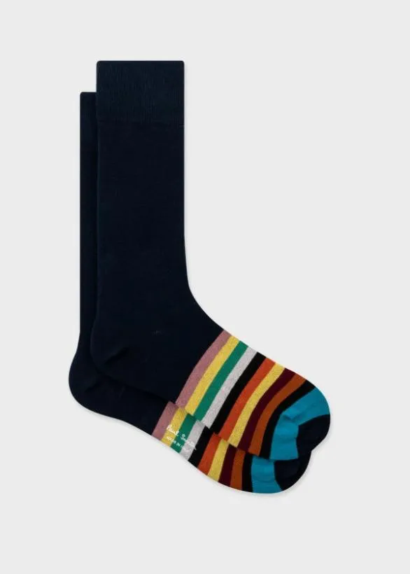 Paul Smith Socks 039Signature Stripe039 Socks Navy 8211 Mens